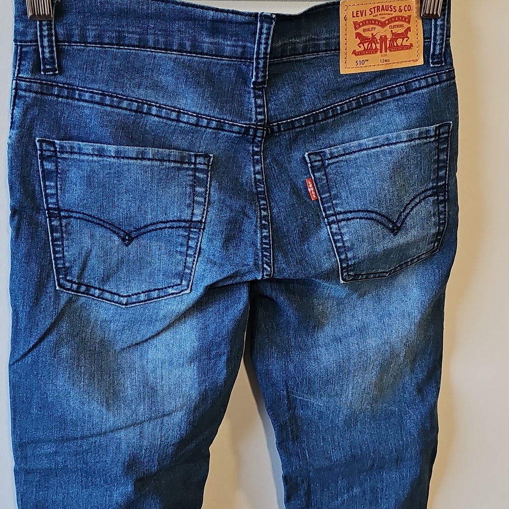 Levi's 510 27x26 Dark Blue Skinny Jeans - Picture 4 of 8